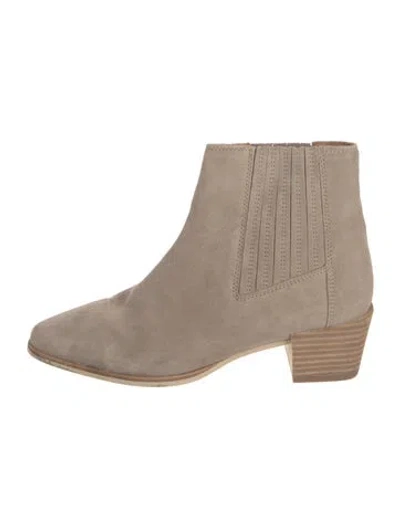 Pre-owned Rag & Bone Suede Chelsea Boots In Neutrals