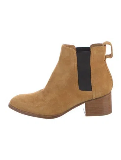 Pre-owned Rag & Bone Suede Chelsea Boots In Neutrals