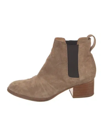 Pre-owned Rag & Bone Suede Chelsea Boots In Neutrals