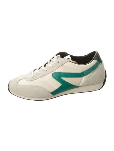 Pre-owned Rag & Bone Suede Colorblock Pattern Sneakers In Neutral
