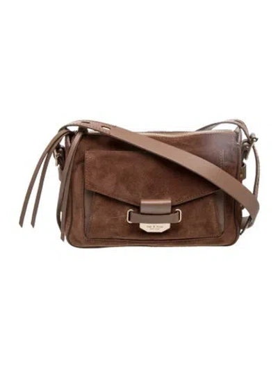 Pre-owned Rag & Bone Suede Crossbody Bag In Brown