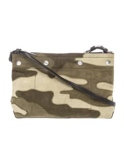 Pre-owned Rag & Bone Suede Crossbody Bag In Green