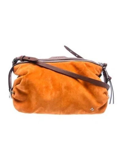Pre-owned Rag & Bone Suede Crossbody Bag In Orange