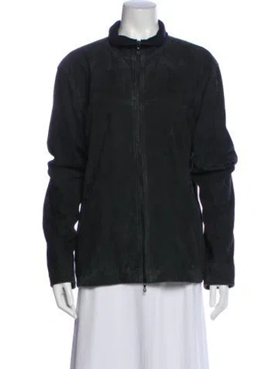Pre-owned Rag & Bone Suede Denim Jacket In Gray