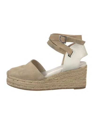 Pre-owned Rag & Bone Suede D'orsay Pumps In Neutral