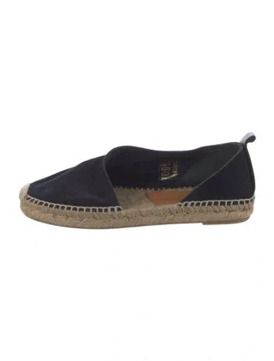 Pre-owned Rag & Bone Suede Espadrilles In Blue