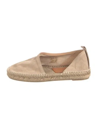 Pre-owned Rag & Bone Suede Espadrilles In Neutral