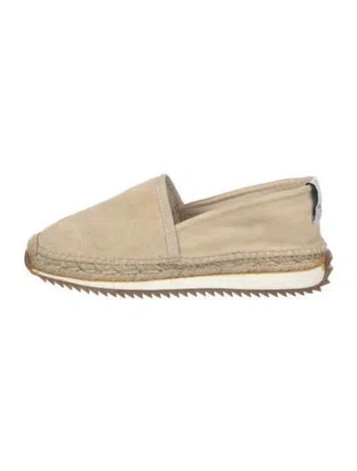 Pre-owned Rag & Bone Suede Espadrilles In Neutral