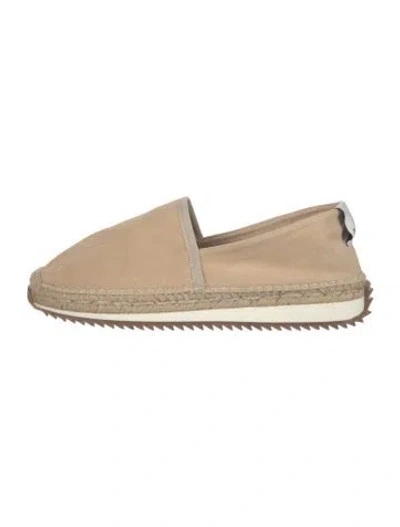 Pre-owned Rag & Bone Suede Espadrilles In Neutral
