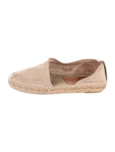 Pre-owned Rag & Bone Suede Espadrilles In Neutral