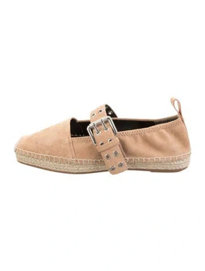 Pre-owned Rag & Bone Suede Espadrilles In Neutrals
