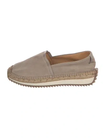 Pre-owned Rag & Bone Suede Espadrilles In Neutrals