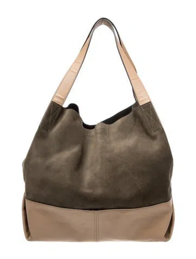 Pre-owned Rag & Bone Suede Hobo In Green