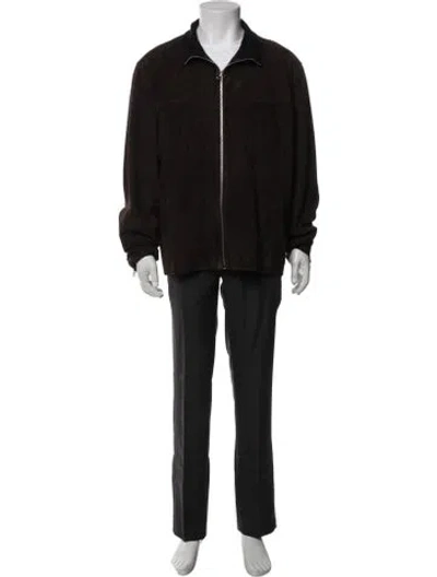 Pre-owned Rag & Bone Suede Jacket In Brown