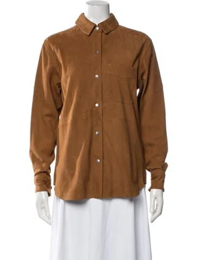 Pre-owned Rag & Bone Suede Jacket In Brown
