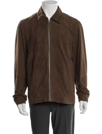 Pre-owned Rag & Bone Suede Jacket In Brown