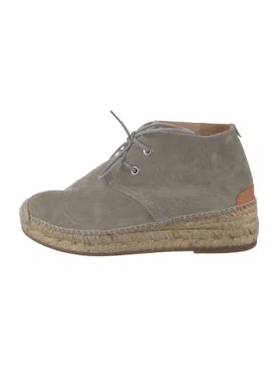 Pre-owned Rag & Bone Suede Lace-up Boots In Black/grey