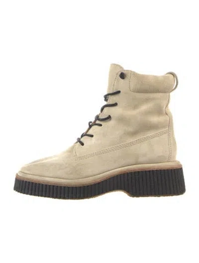 Pre-owned Rag & Bone Suede Lace-up Boots In Black/neutrals