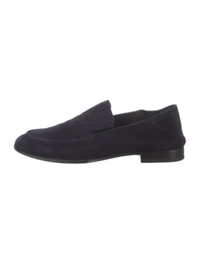 Pre-owned Rag & Bone Suede Loafers In Blue