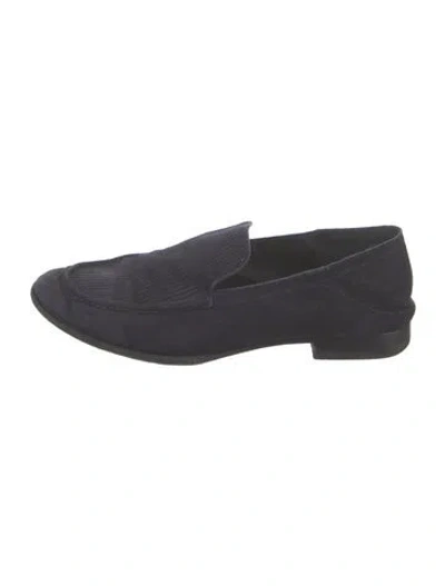 Pre-owned Rag & Bone Suede Loafers In Blue