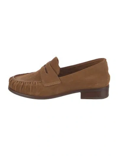 Pre-owned Rag & Bone Suede Loafers In Brown