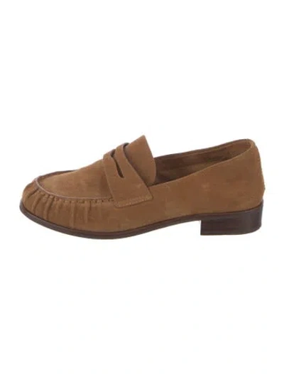 Pre-owned Rag & Bone Suede Loafers In Brown