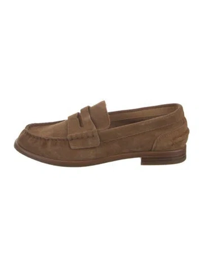 Pre-owned Rag & Bone Suede Loafers In Brown