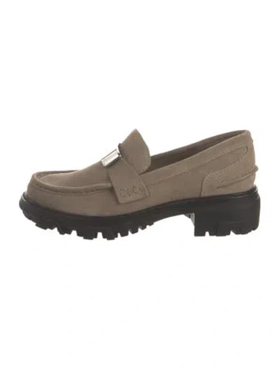 Pre-owned Rag & Bone Suede Loafers In Neutral