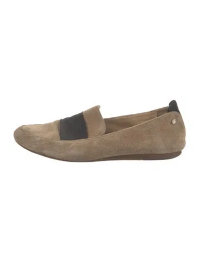 Pre-owned Rag & Bone Suede Loafers In Neutral