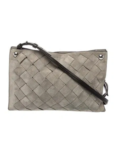 Pre-owned Rag & Bone Suede Messenger Bag In Grey