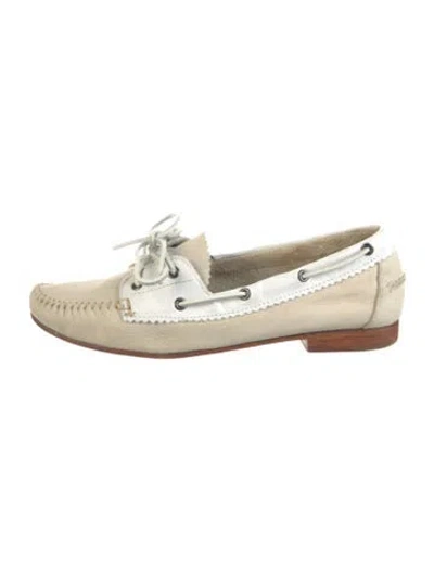Pre-owned Rag & Bone Suede Moccasins In Neutrals
