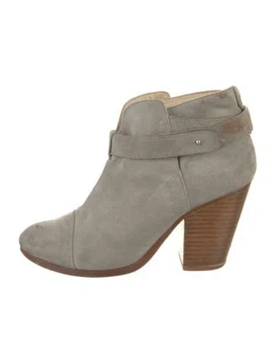 Pre-owned Rag & Bone Suede Mules In Multi