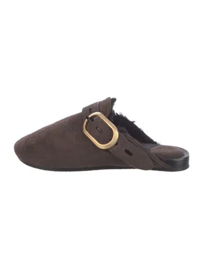 Pre-owned Rag & Bone Suede Mules In Multi