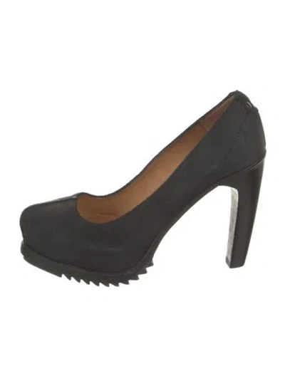 Pre-owned Rag & Bone Suede Pumps In Black
