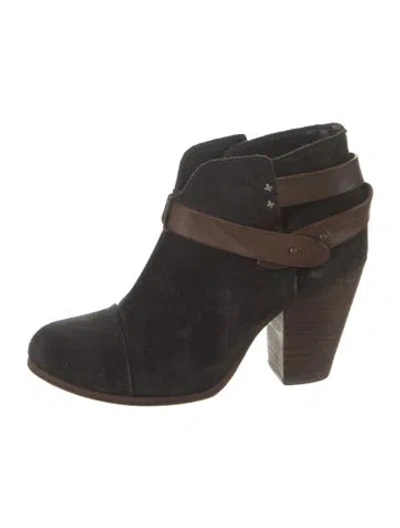 Pre-owned Rag & Bone Suede Pumps In Black/brown