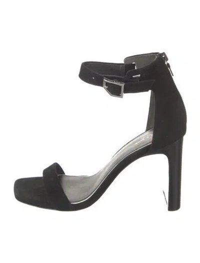Pre-owned Rag & Bone Suede Sandals In Black