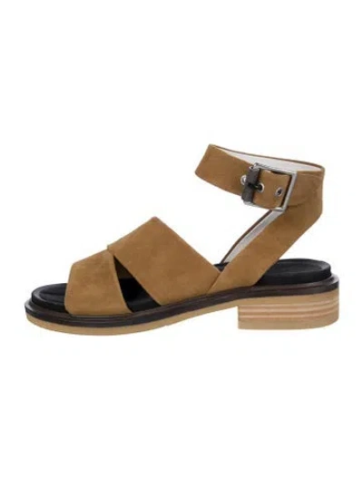 Pre-owned Rag & Bone Suede Sandals In Brown