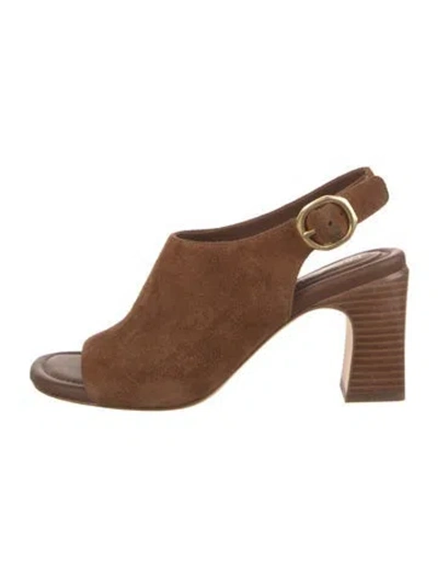 Pre-owned Rag & Bone Suede Sandals In Brown