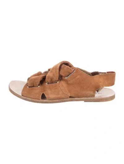 Pre-owned Rag & Bone Suede Sandals In Brown