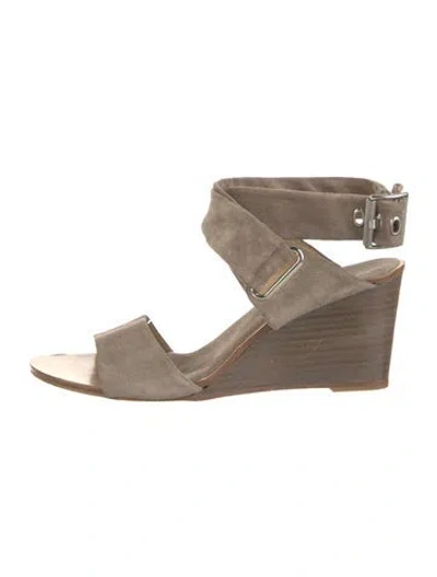 Pre-owned Rag & Bone Suede Sandals In Grey