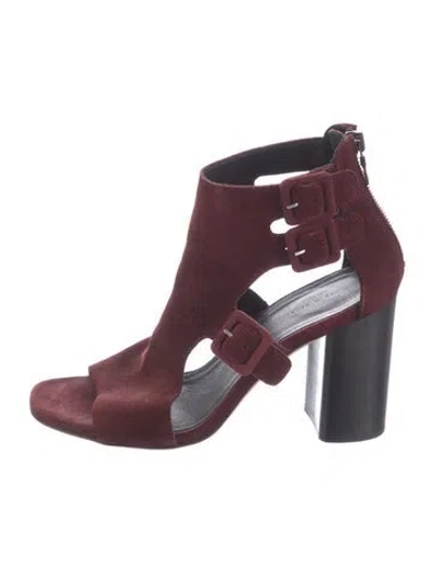 Pre-owned Rag & Bone Suede Sandals In Purple