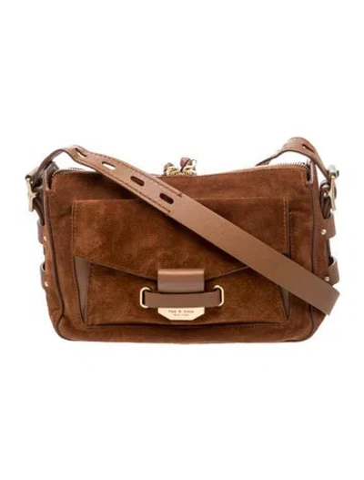 Pre-owned Rag & Bone Suede Shoulder Bag In Brown