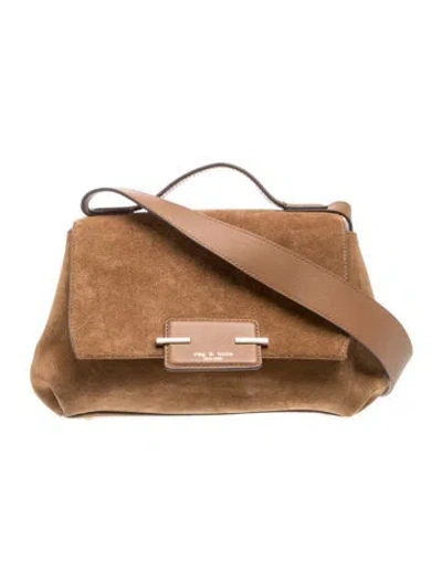 Pre-owned Rag & Bone Suede Shoulder Bag In Brown