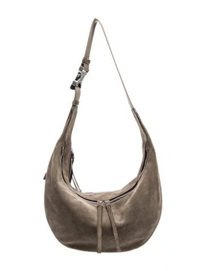 Pre-owned Rag & Bone Suede Shoulder Bag In Gray