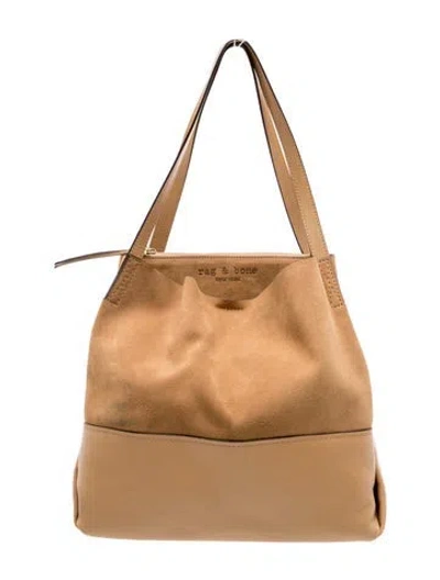 Pre-owned Rag & Bone Suede Shoulder Bag In Green