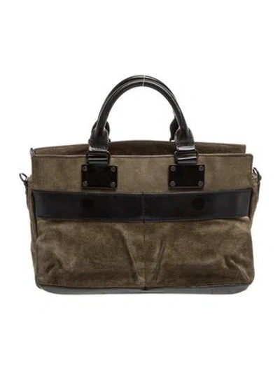 Pre-owned Rag & Bone Suede Shoulder Bag In Green