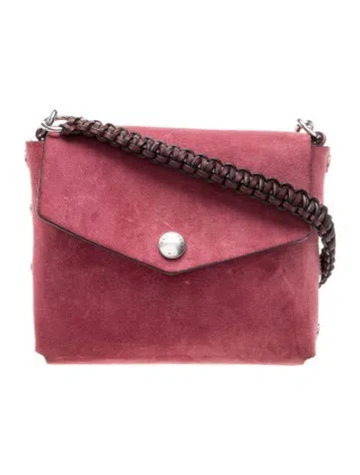 Pre-owned Rag & Bone Suede Shoulder Bag In Red