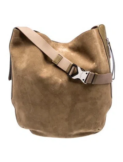 Pre-owned Rag & Bone Suede Shoulder Bag W/ Tags In Green