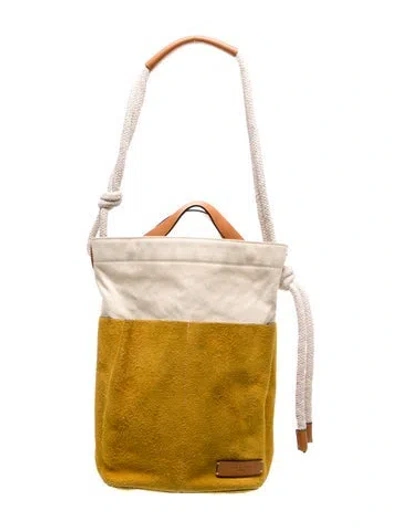 Pre-owned Rag & Bone Suede Shoulder Bag In Yellow