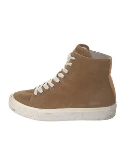 Pre-owned Rag & Bone Suede Sneakers In Brown